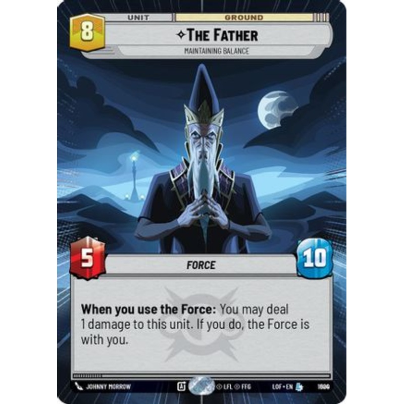 The Father - Maintaining Balance (Hyperspace Foil) (1000) - Legends of the Force Foil