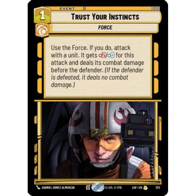 Trust Your Instincts (Foil) (723) - Legends of the Force Foil