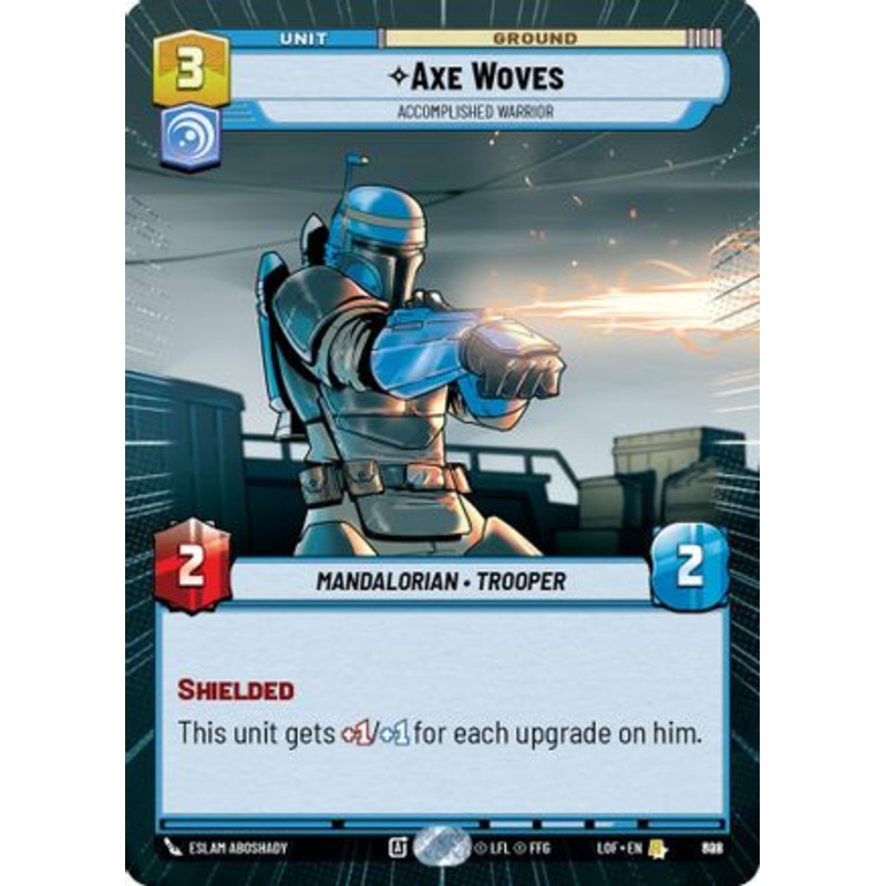 Axe Woves - Accomplished Warrior (Hyperspace Foil) (802) - Legends of the Force Foil