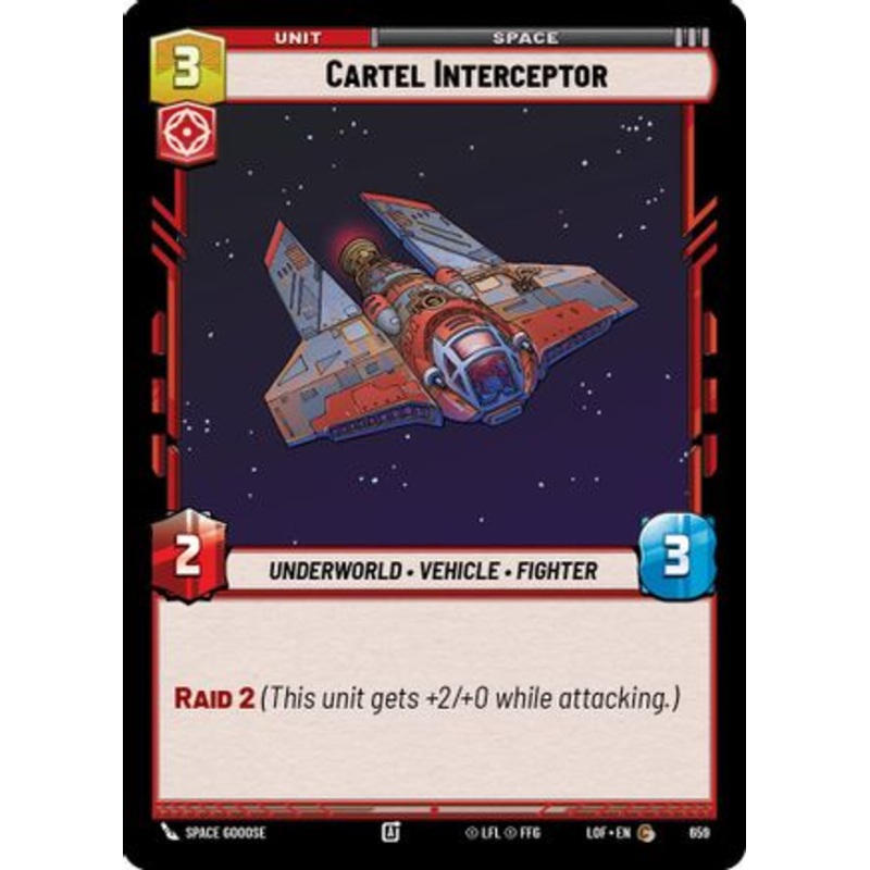 Cartel Interceptor (Foil) (659) - Legends of the Force Foil