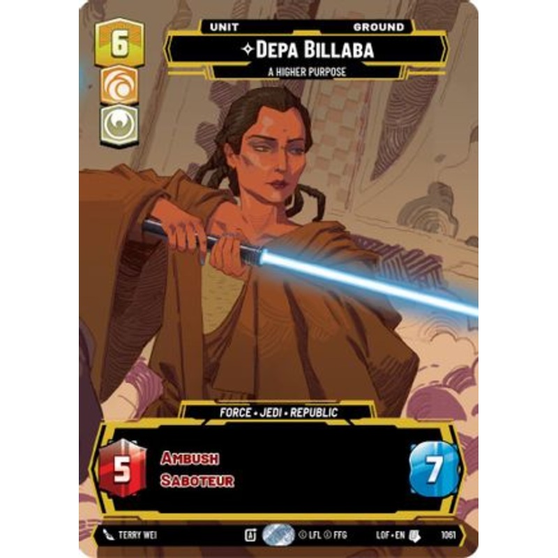 Depa Billaba - A Higher Purpose (Prestige) (1061) - Legends of the Force