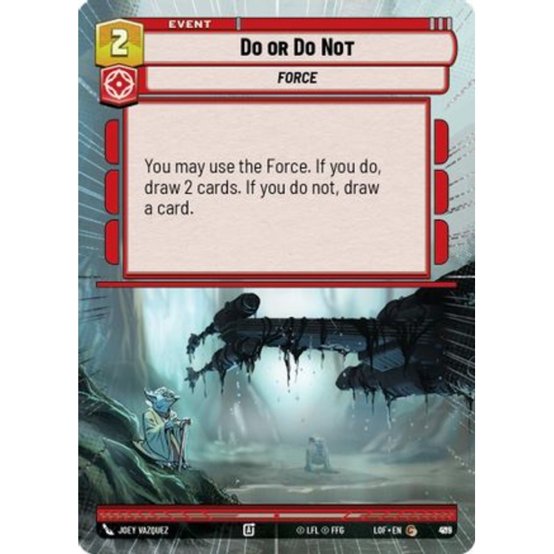 Do or Do Not (Hyperspace Foil) (915) - Legends of the Force Foil