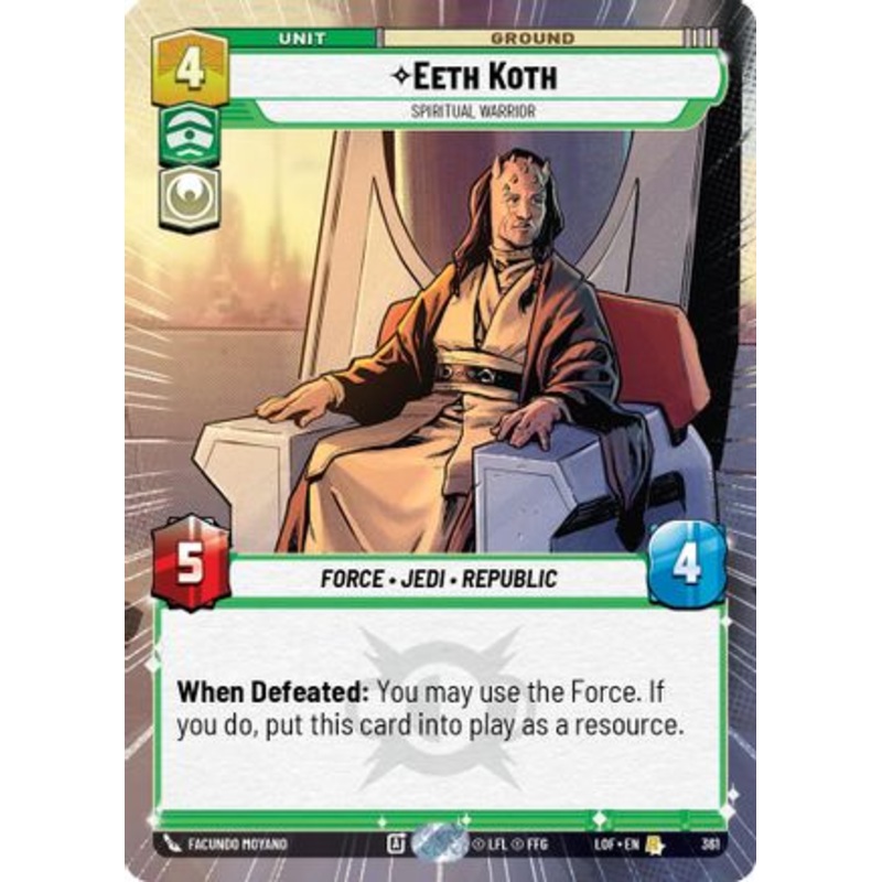 Eeth Koth - Spiritual Warrior (Hyperspace) (361) - Legends of the Force