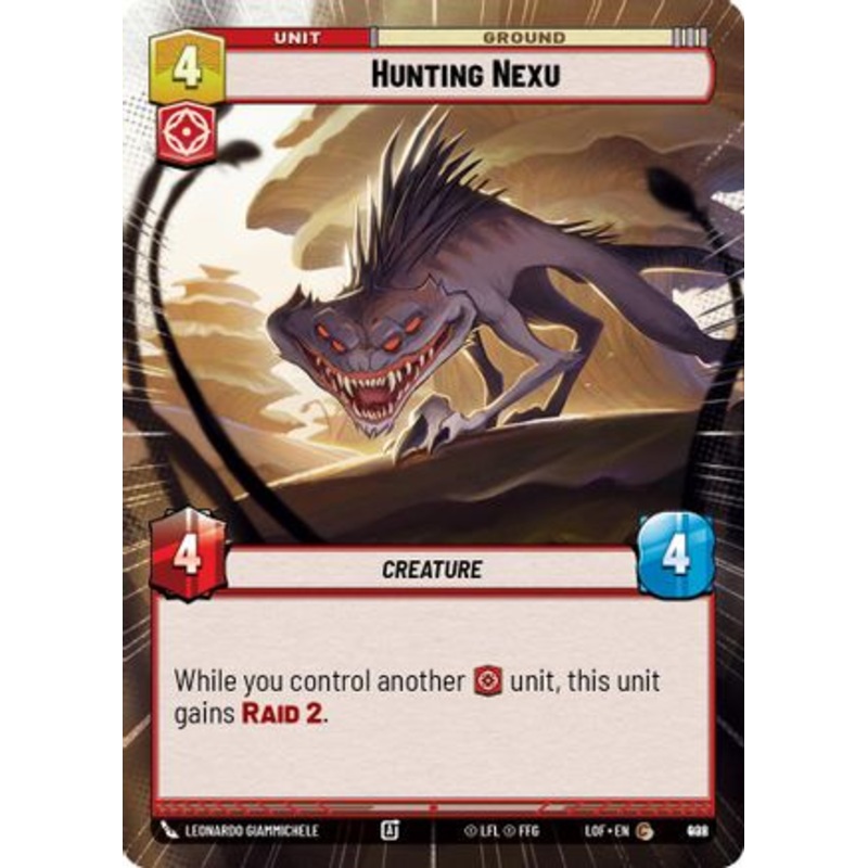 Hunting Nexu (Hyperspace Foil) (902) - Legends of the Force Foil