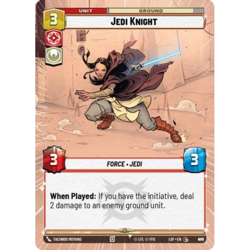 Jedi Knight (Hyperspace Foil) (885) - Legends of the Force Foil