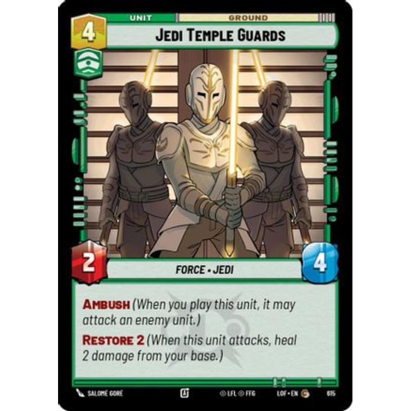 Jedi Temple Guards (Foil) (615) - Legends of the Force Foil