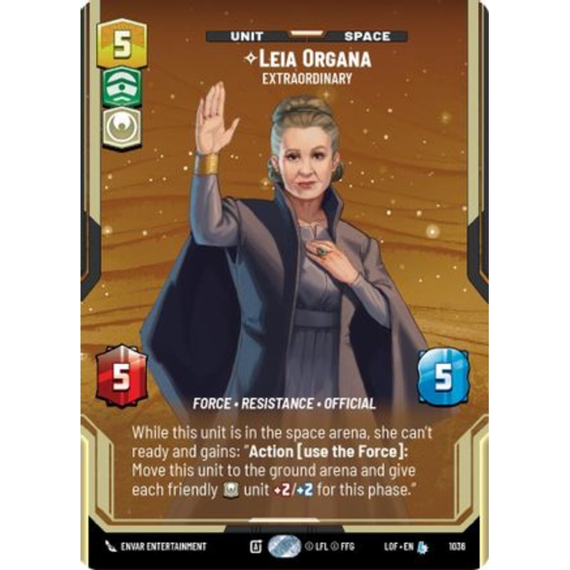 Leia Organa - Extraordinary (Prestige) (1036) - Legends of the Force