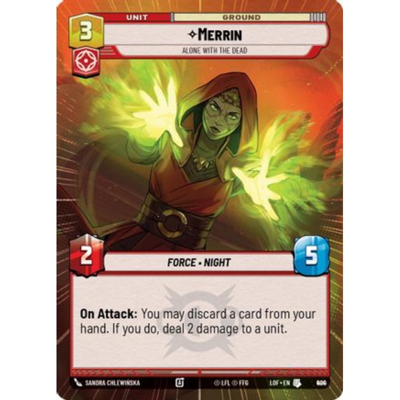 Merrin - Alone with the Dead (Hyperspace Foil) (900) - Legends of the Force Foil