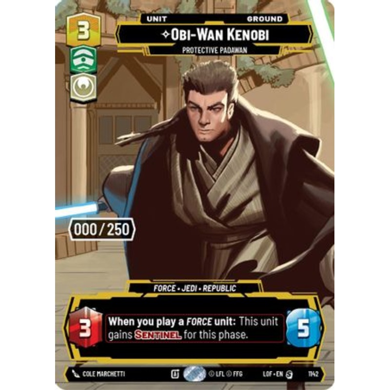Obi-Wan Kenobi - Protective Padawan (Serialized) (1142) - Legends of the Force Foil