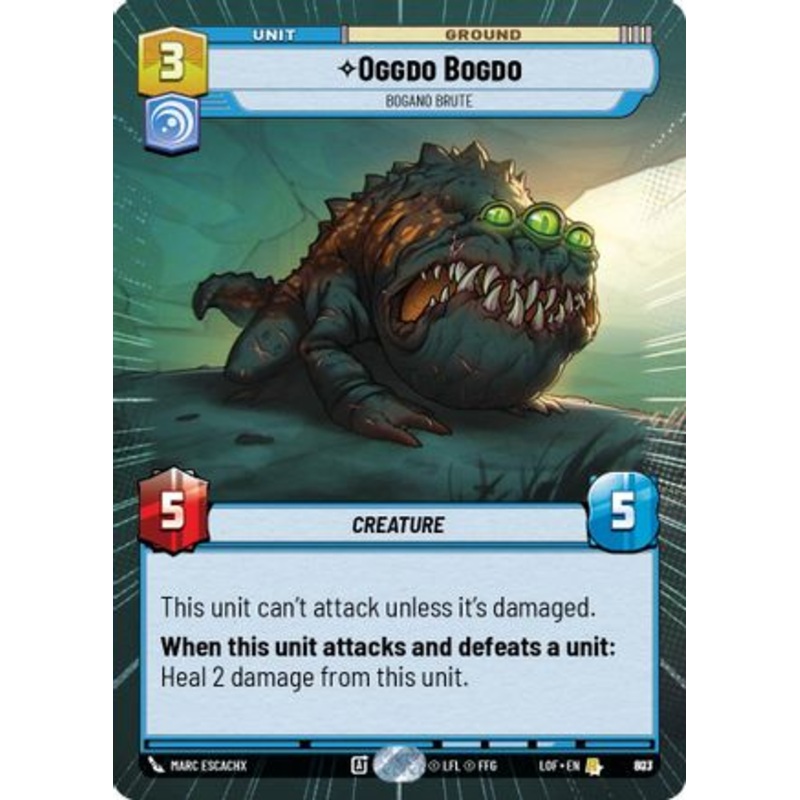 Oggdo Bogdo - Bogano Brute (Hyperspace Foil) (803) - Legends of the Force Foil