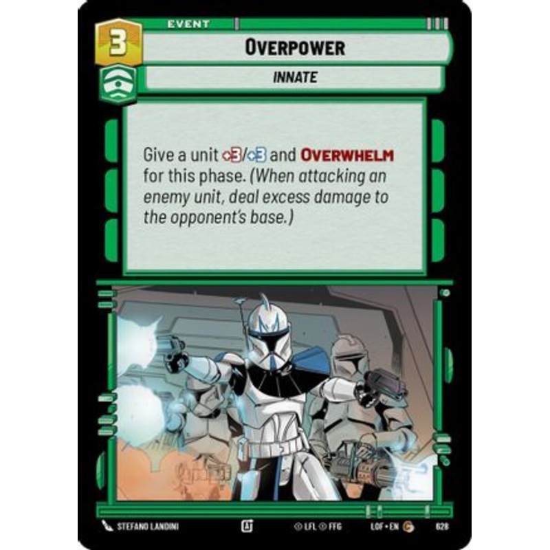Overpower (Foil) (628) - Legends of the Force Foil