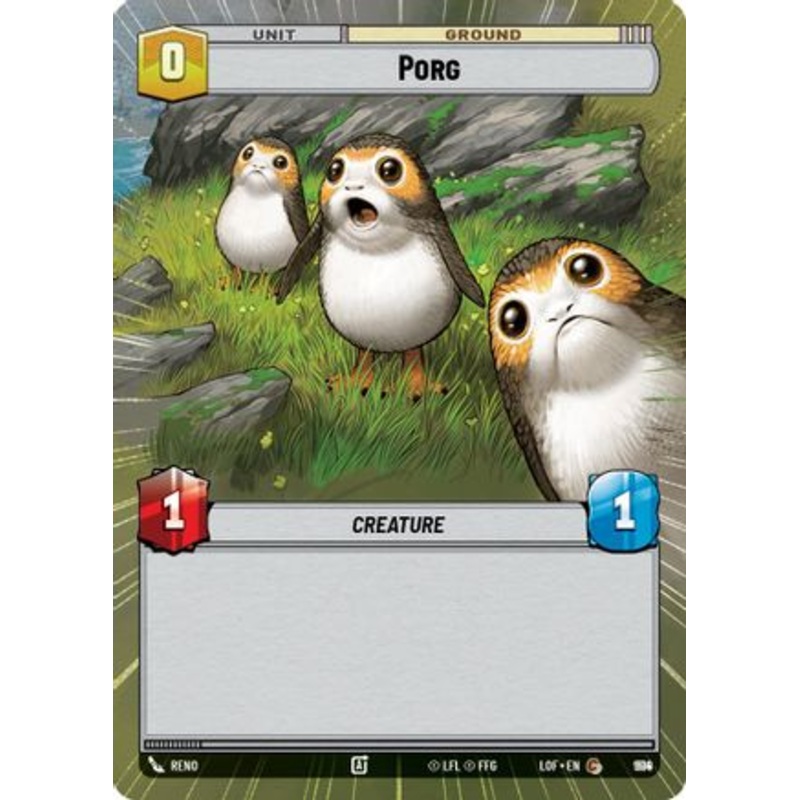 Porg (Hyperspace Foil) (994) - Legends of the Force Foil