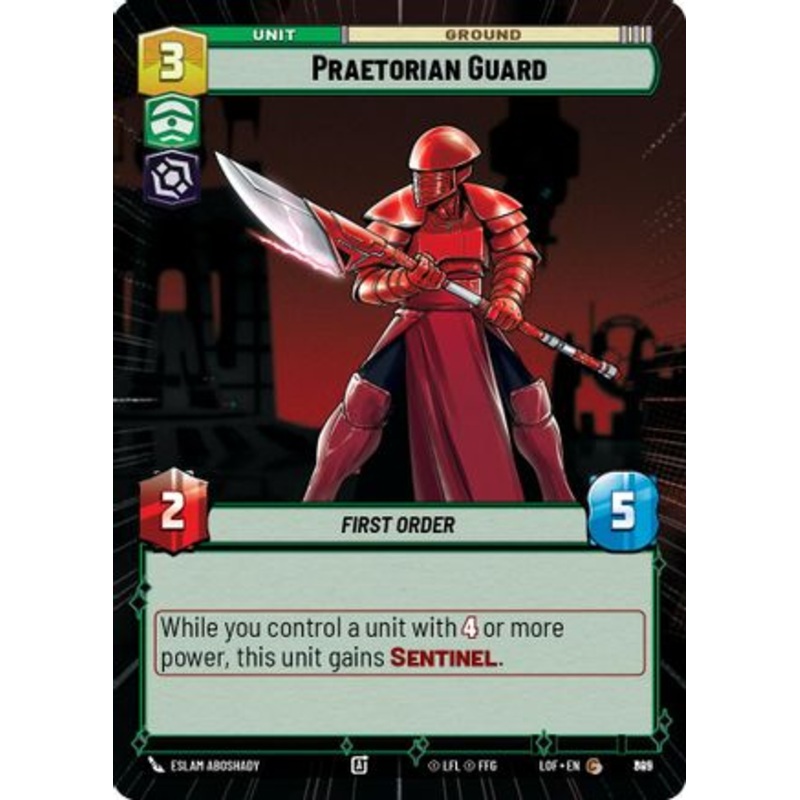 Praetorian Guard (Hyperspace Foil) (825) - Legends of the Force Foil