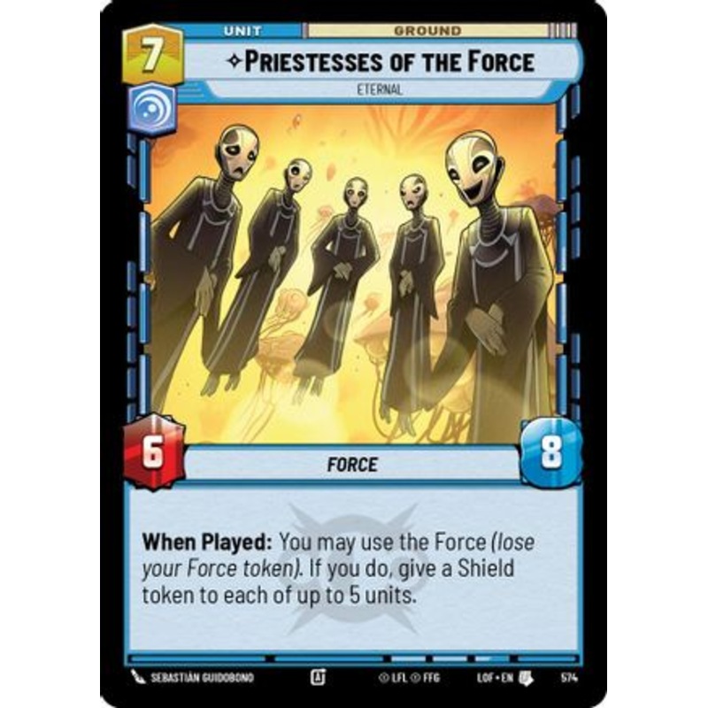 Priestesses of the Force - Eternal (Foil) (574) - Legends of the Force Foil