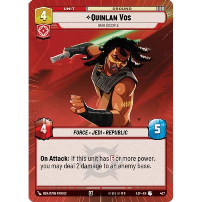 Quinlan Vos - Dark Disciple (Hyperspace) (427) - Legends of the Force