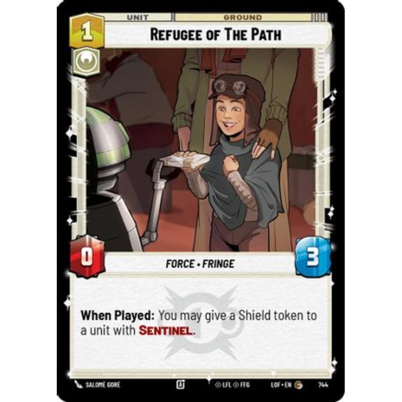 Refugee of The Path (Foil) (744) - Legends of the Force Foil