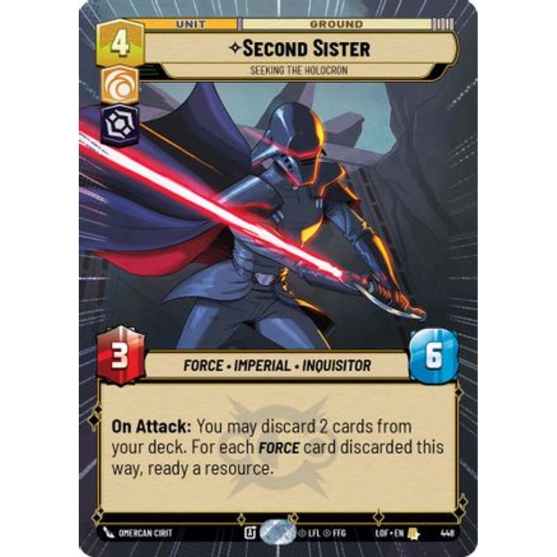 Second Sister - Seeking the Holocron (Hyperspace) (448) - Legends of the Force