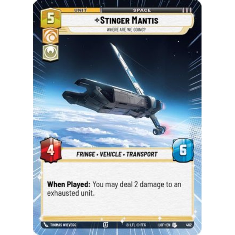 Stinger Mantis - Where Are We Going? (Hyperspace) (462) - Legends of the Force