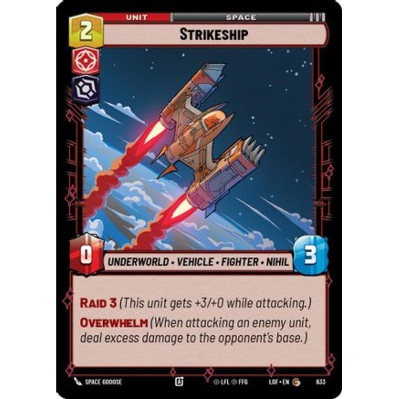 Strikeship (Foil) (633) - Legends of the Force Foil