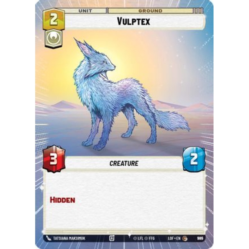 Vulptex (Hyperspace Foil) (985) - Legends of the Force Foil