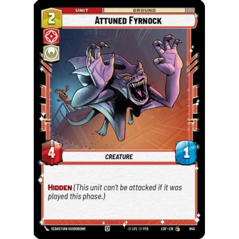 Attuned Fyrnock (Foil) (645) - Legends of the Force Foil