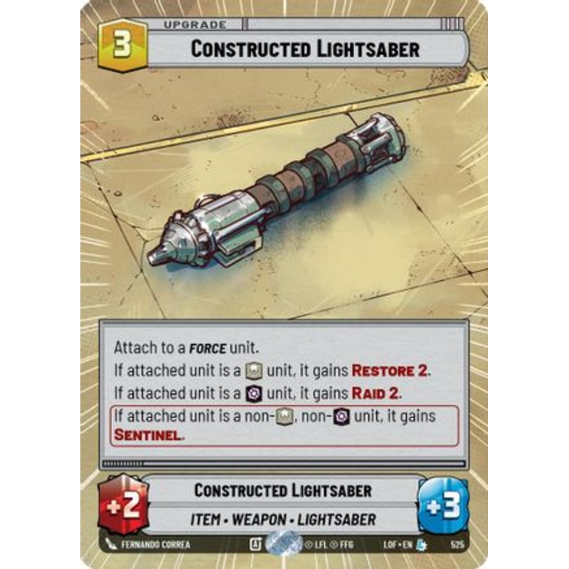 Constructed Lightsaber (Hyperspace) (525) - Legends of the Force