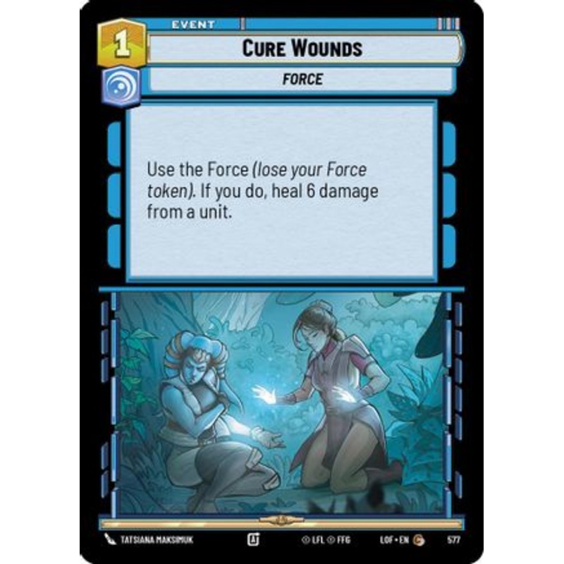 Cure Wounds (Foil) (577) - Legends of the Force Foil