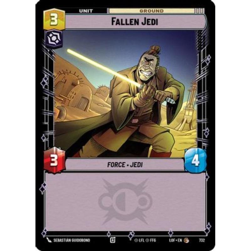 Fallen Jedi (Foil) (732) - Legends of the Force Foil