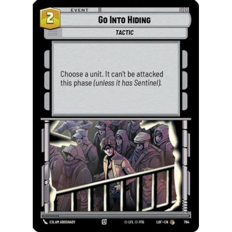 Go Into Hiding (Foil) (764) - Legends of the Force Foil