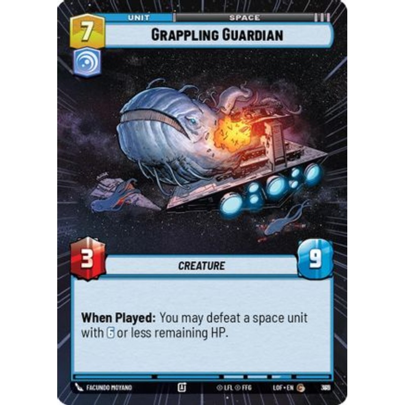 Grappling Guardian (Hyperspace Foil) (811) - Legends of the Force Foil