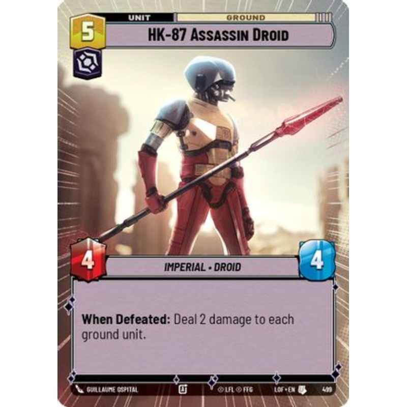 HK-87 Assassin Droid (Hyperspace) (499) - Legends of the Force