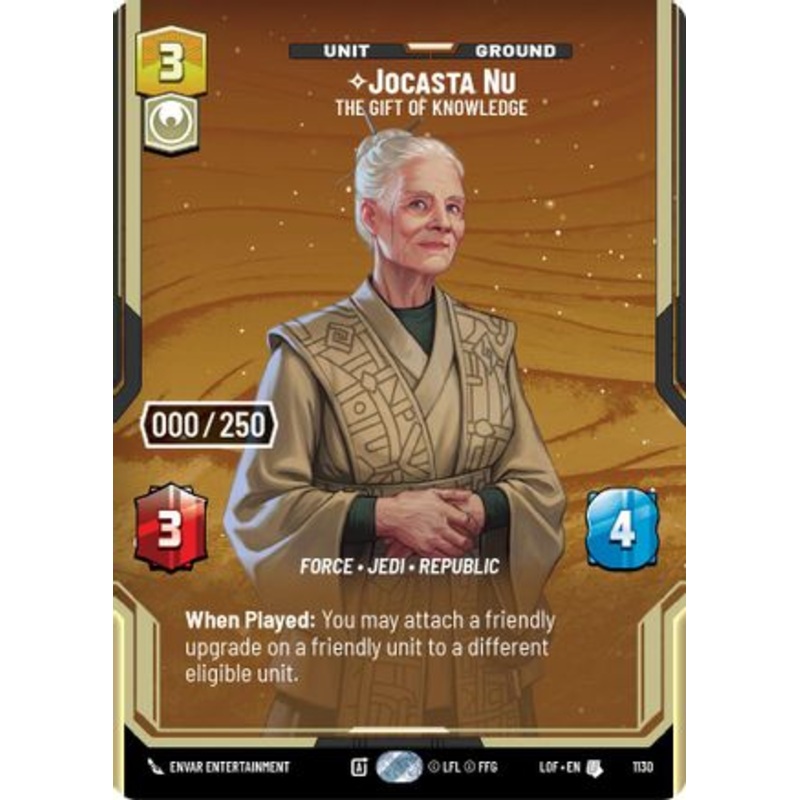 Jocasta Nu - The Gift of Knowledge (Serialized) (1130) - Legends of the Force Foil