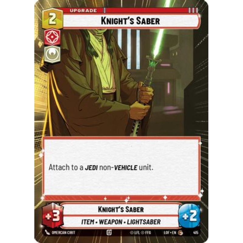 Knight's Saber (Hyperspace) (415) - Legends of the Force