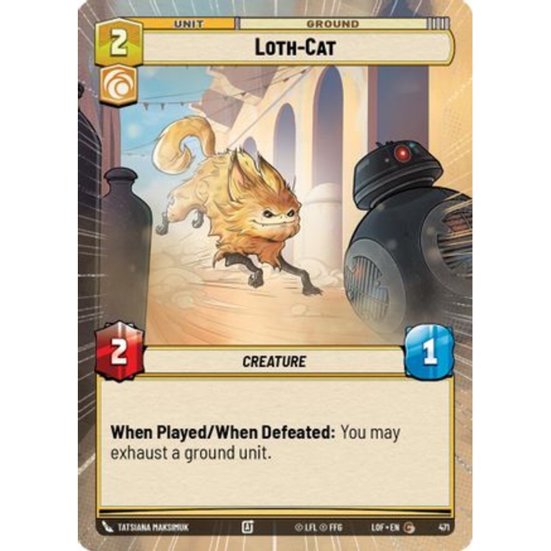 Loth-Cat (Hyperspace) (471) - Legends of the Force
