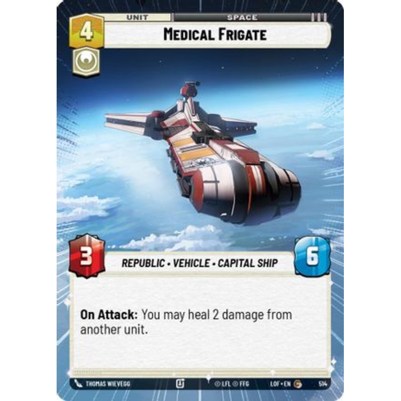 Medical Frigate (Hyperspace) (514) - Legends of the Force
