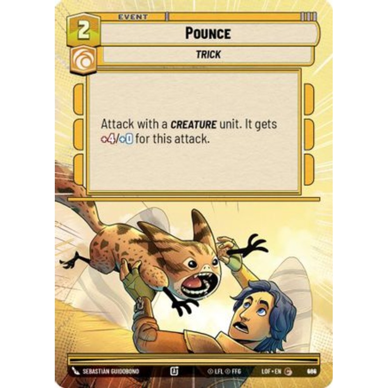 Pounce (Hyperspace Foil) (964) - Legends of the Force Foil