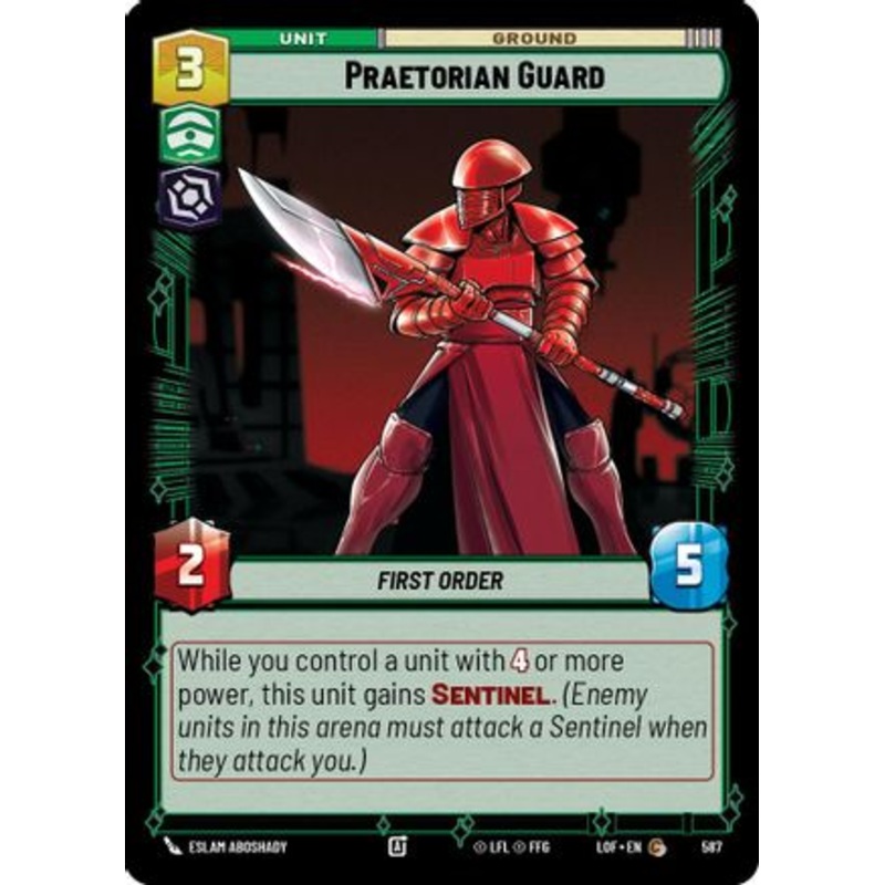 Praetorian Guard (Foil) (587) - Legends of the Force Foil