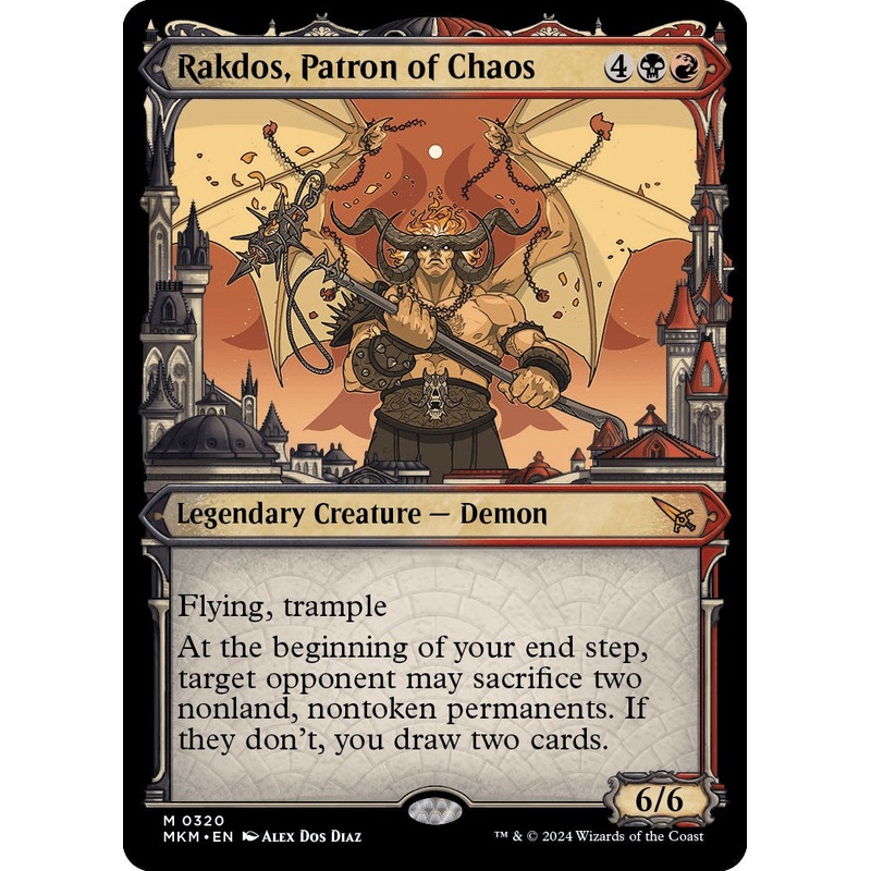 Rakdos, Patron of Chaos (Showcase) (0320) [MKM - 320]