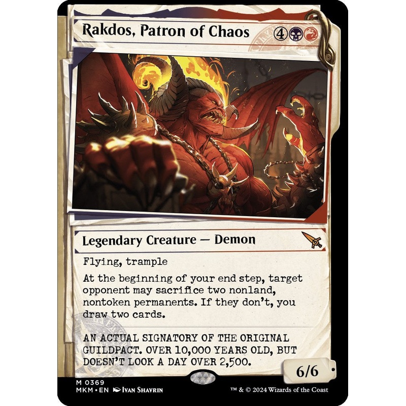 Rakdos, Patron of Chaos (Showcase) (0369) [MKM - 369]