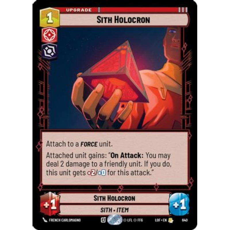 Sith Holocron (Foil) (640) - Legends of the Force Foil