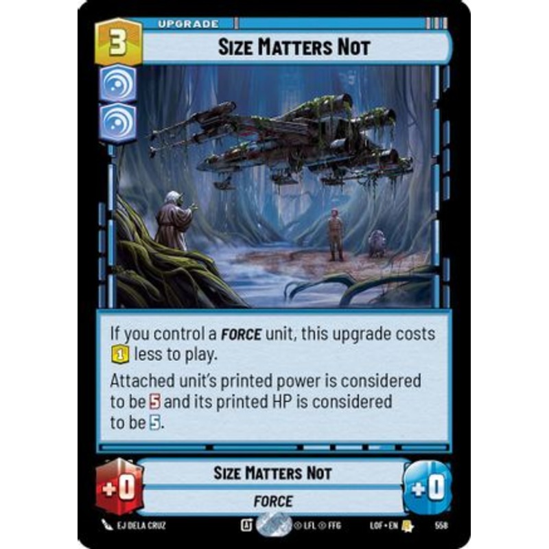 Size Matters Not (Foil) (558) - Legends of the Force Foil