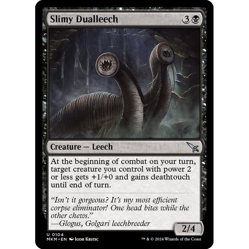 Slimy Dualleech [MKM - 104]