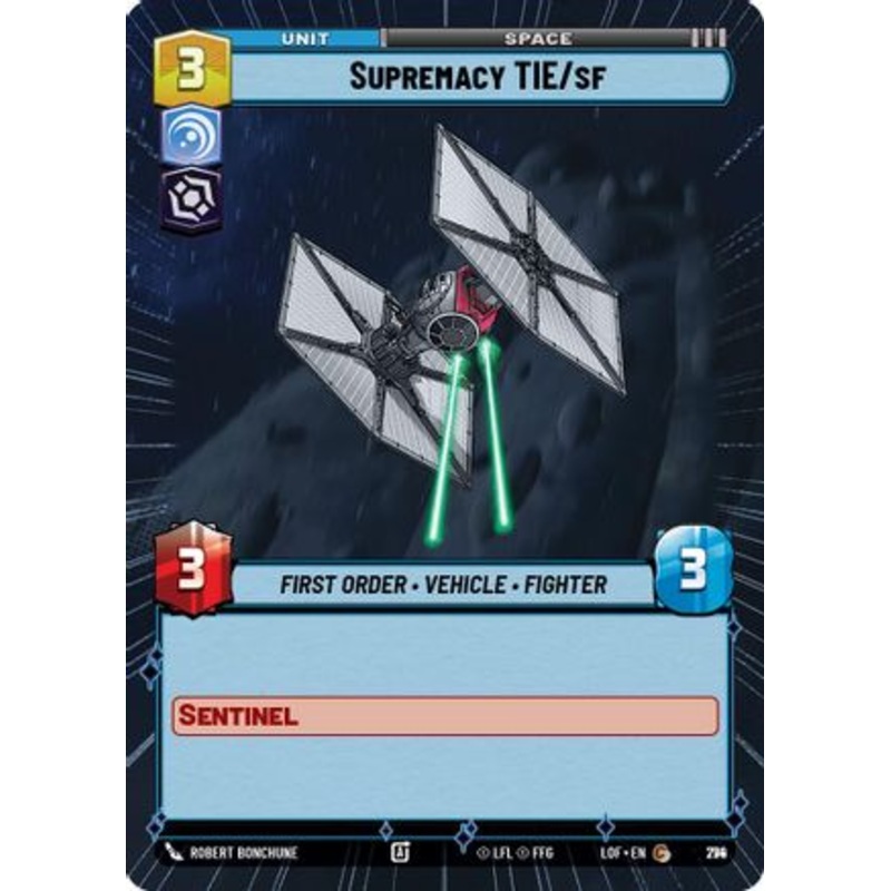 Supremacy TIE/sf (Hyperspace Foil) (774) - Legends of the Force Foil