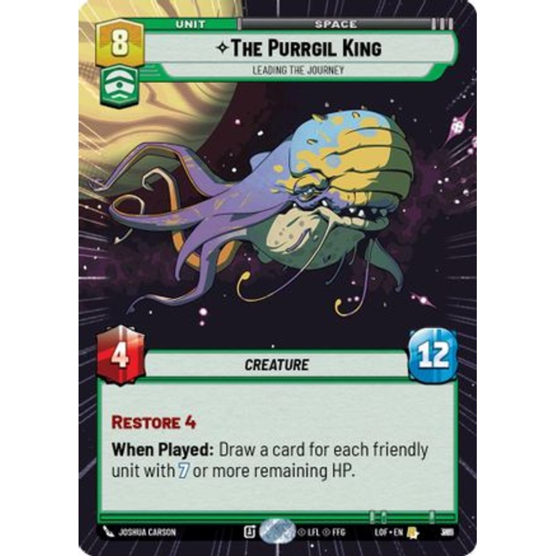 The Purrgil King - Leading The Journey (Hyperspace Foil) (861) - Legends of the Force Foil