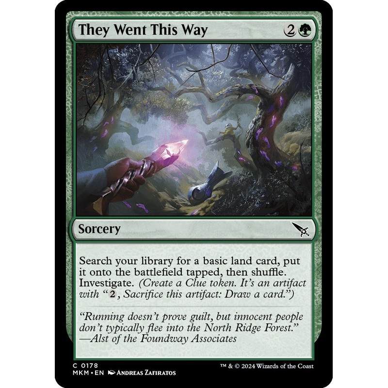They Went This Way [MKM - 178]