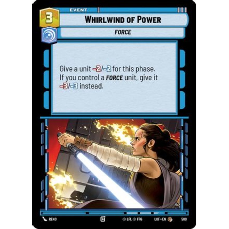 Whirlwind of Power (Foil) (580) - Legends of the Force Foil