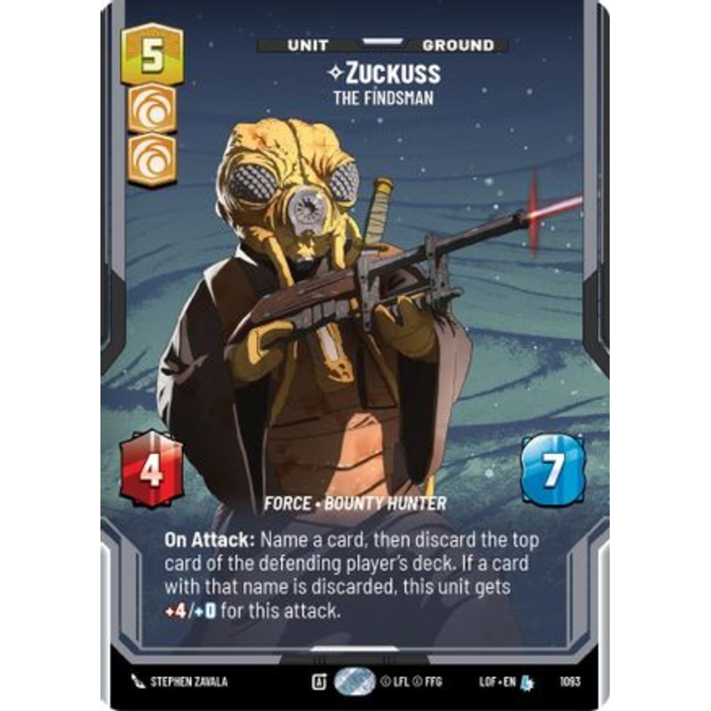 Zuckuss - The Findsman (Prestige Foil) (1093) - Legends of the Force Foil