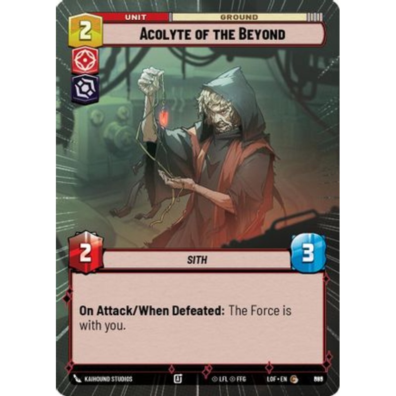 Acolyte of the Beyond (Hyperspace Foil) (869) - Legends of the Force Foil
