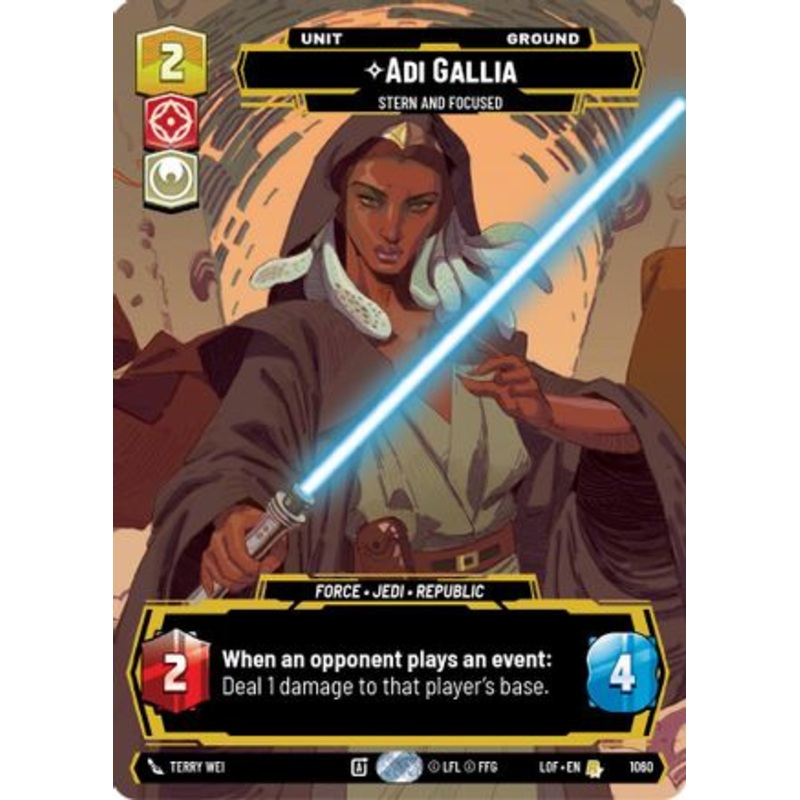Adi Gallia - Stern and Focused (Prestige) (1060) - Legends of the Force