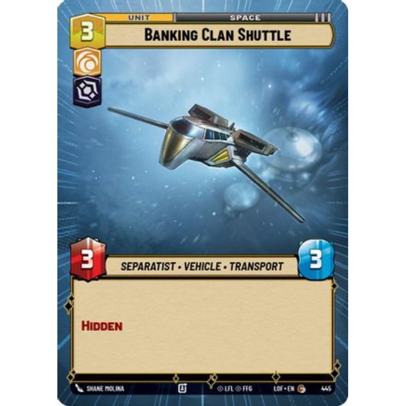 Banking Clan Shuttle (Hyperspace) (445) - Legends of the Force
